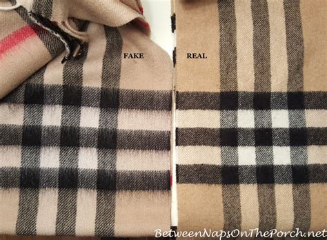 burberry fake accessoires|Burberry scarf vs real.